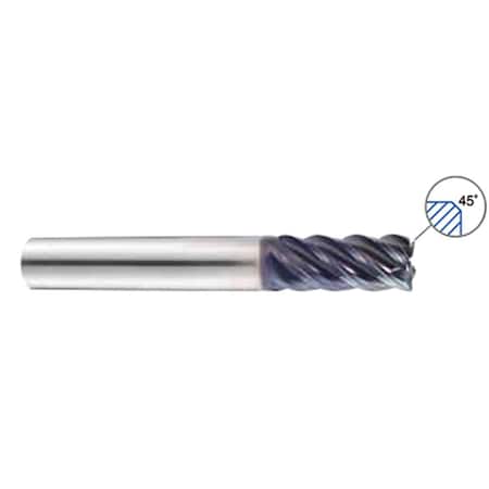 Yg-1 Tool Titanox-Power 5Fl Multiple Helix Long Flat End Mill GMG27160